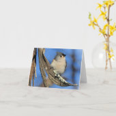 内部にタフトタイト空白のマウス カード (黄色い花)