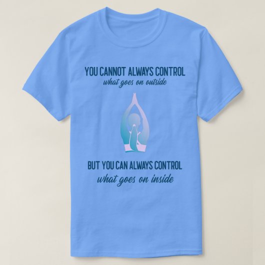 内部に何が入るかを制御する Tシャツ (デザイン正面)