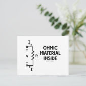 内部のオーミック材料(Ohm's Law) ポストカード (スタンド正面)