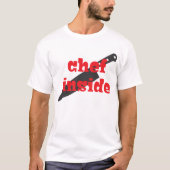 内部のシェフ Tシャツ (正面)