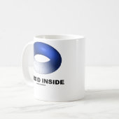 内部のトーロイド（青いトーラス） コーヒーマグカップ (正面左)