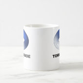 内部のトーロイド（青いトーラス） コーヒーマグカップ (中央)