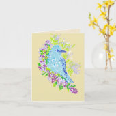 内部のノートカ空白のード カード (黄色い花)