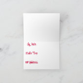 内部のロックスターのギグの招待状のrojo 招待状 (内部)