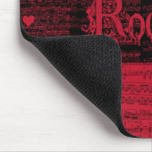 内部のロックスターのrojoのmousepad マウスパッド (コーナー)