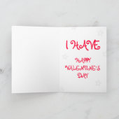 内部の寿司のバレンタインデーカード シーズンカード (内部)