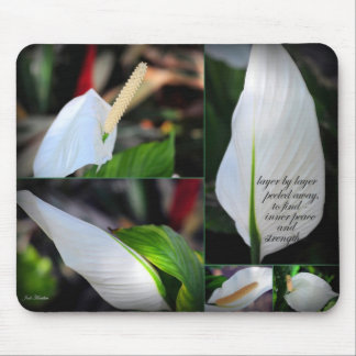 内部の平和および強さ マウスパッド