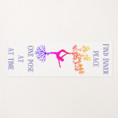 内部の平和ヨガのマットを見つけて下さい ヨガマット (正面(横))