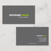 内部の建築家-名刺 名刺 (正面/裏面)