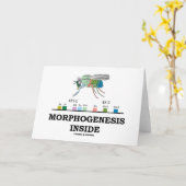 内部の形態形成(フルーツフライショウジョウバエ遺伝子) カード (黄色い花)