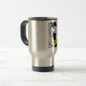 内部の戦士のステンレス鋼15のozの旅行か通勤者 トラベルマグ (正面左)