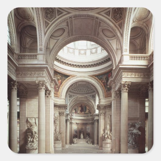 内部の眺め1764-1812年 スクエアシール (正面)