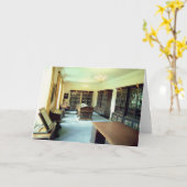 内部の眺め カード (黄色い花)