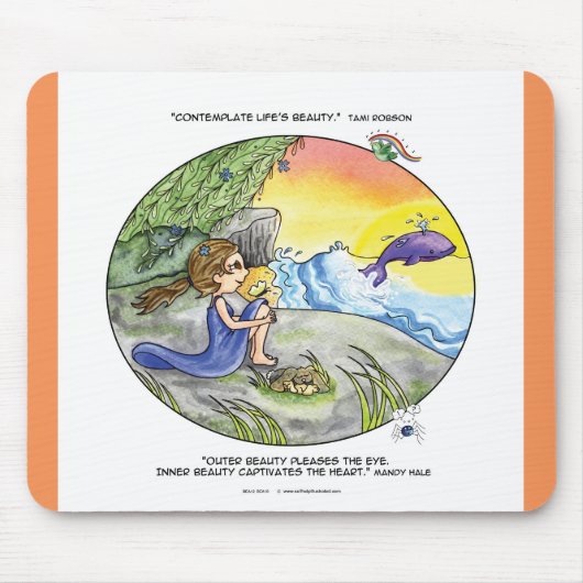 内部の美しいのマウスパッド マウスパッド (正面)