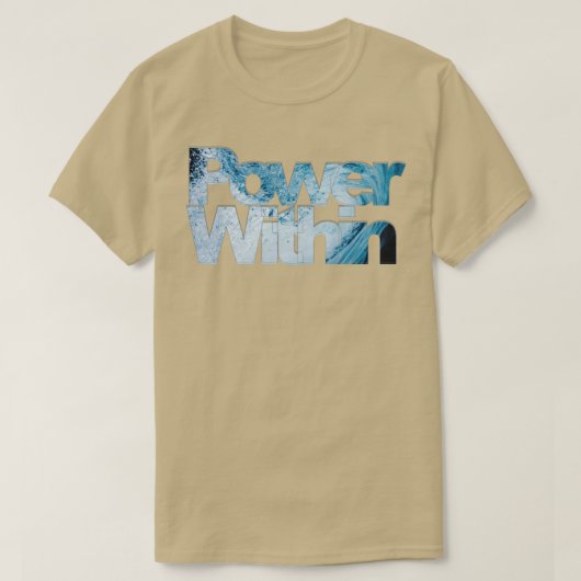 内部の電力 Tシャツ (デザイン正面)