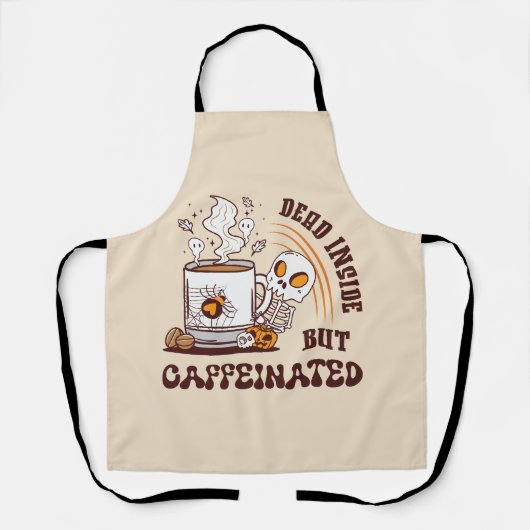 内部は死んでいるがカフェイン入り エプロン (正面)