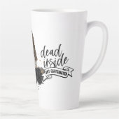 内部は死んでいるがカフェイン入り カフェラテマグ (右)