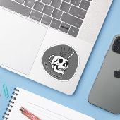 内部は死んでいるがカフェイン入り シール (ノートパソコンとiPhone)