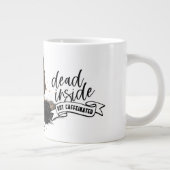 内部は死んでいるがカフェイン入り ジャンボコーヒーマグカップ (右)