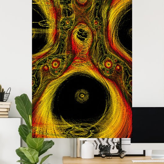 内部カオス ポスター (ホームオフィス)