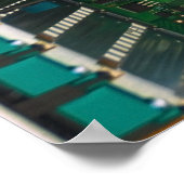 内部サーバーコンピューター ポスター (角)