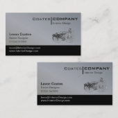 内部デザイン独自の作成 名刺 (正面/裏面)