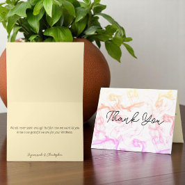 内部モダン色に一致するレインボーカラフルミスト ノートカード