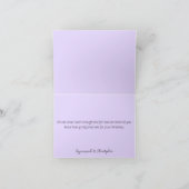 内部モダン色に一致するレインボーカラフルミスト ノートカード (内部)