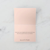 内部モダン色に一致するレインボーカラフルミスト ノートカード (内部)