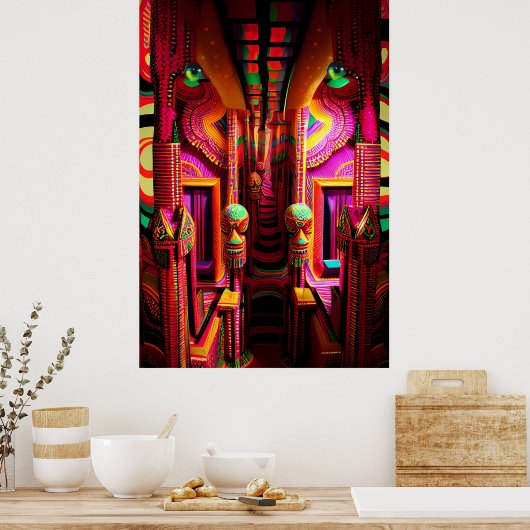 内部モノログ ポスター (キッチン)