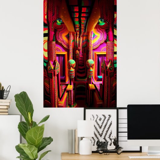 内部モノログ ポスター (ホームオフィス)