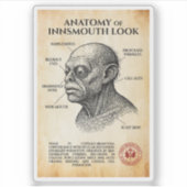 内部外観の解剖学 – 内部注記， 19 シール (正面)