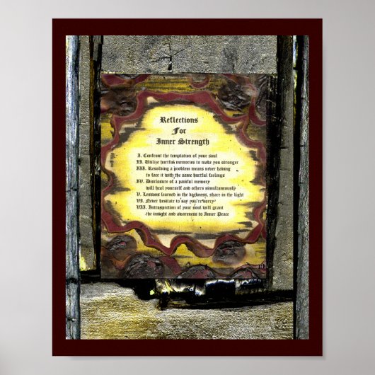 内部強度の反射 ポスター (正面)