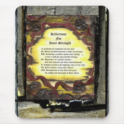 内部強度の反射 マウスパッド (正面)