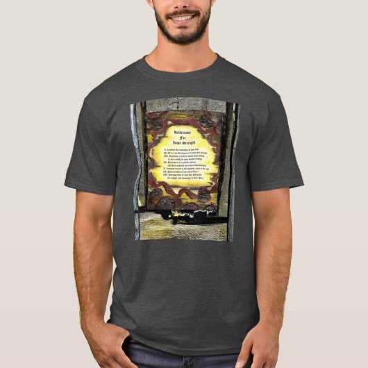 内部強度の反射 Tシャツ (正面)