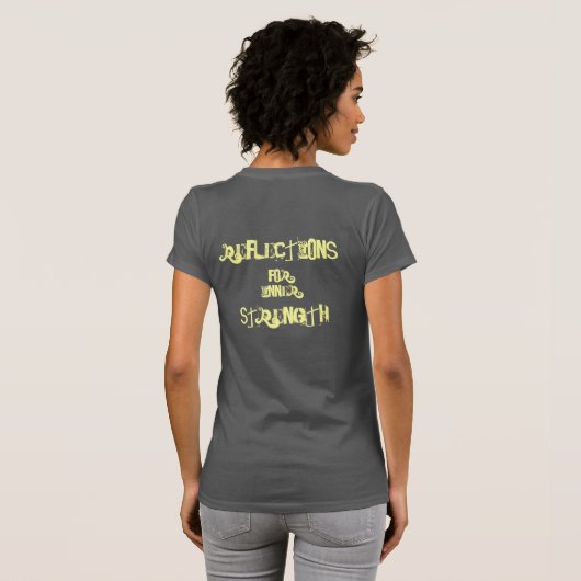 内部強度の反射 Tシャツ (裏面フル)