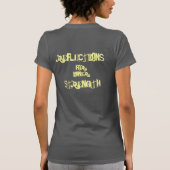内部強度の反射 Tシャツ (裏面)