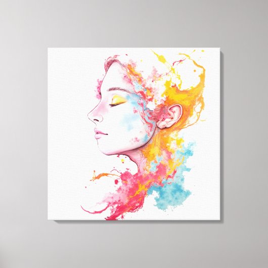 内部放射 キャンバスプリント (正面)