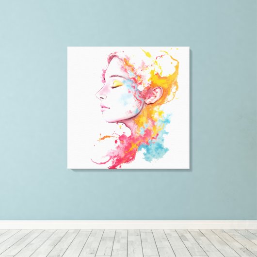 内部放射 キャンバスプリント (インサイチュ (ウッドフロア))