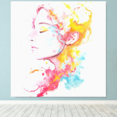 内部放射 キャンバスプリント (インサイチュ (ウッドフロア))