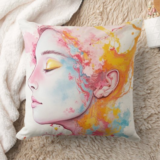 内部放射 クッション (ブランケット)