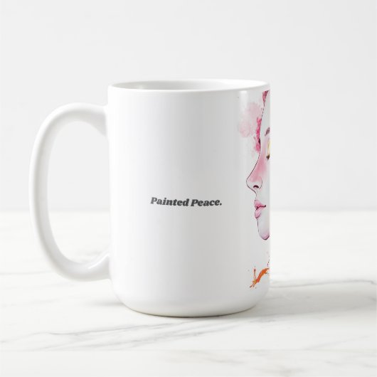 内部放射 コーヒーマグカップ (左)