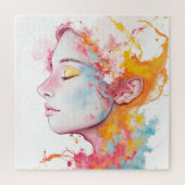 内部放射 ジグソーパズル (縦)