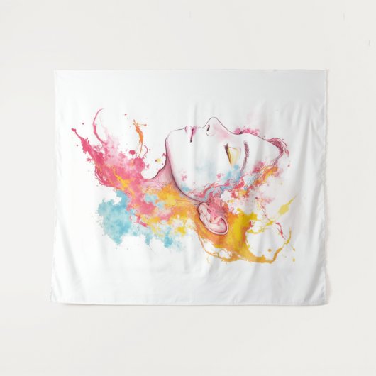 内部放射 タペストリー (正面(横))