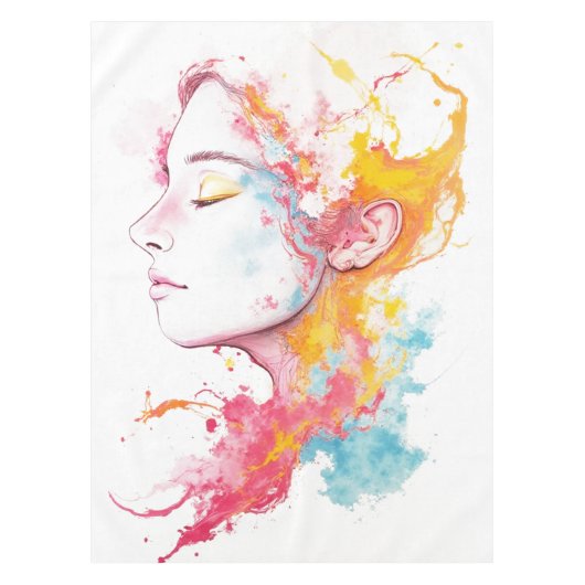 内部放射 テーブルクロス (正面)