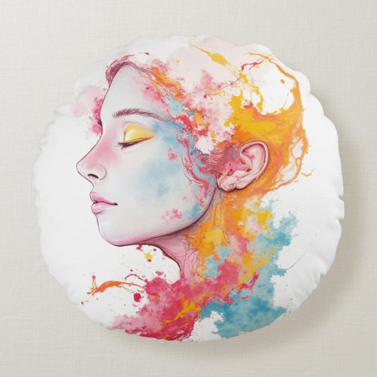 内部放射 ラウンドクッション (正面)