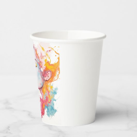 内部放射 紙コップ (左)