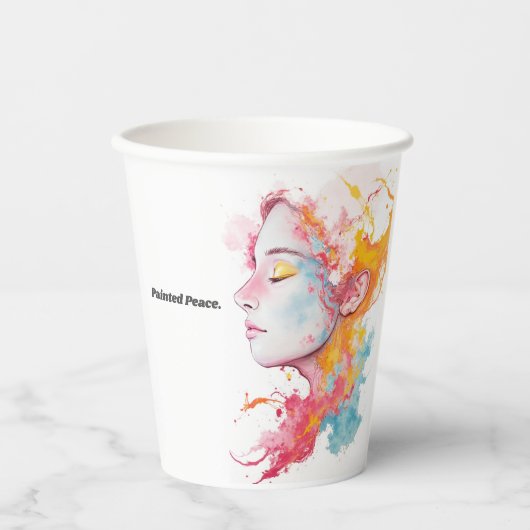 内部放射 紙コップ (正面)