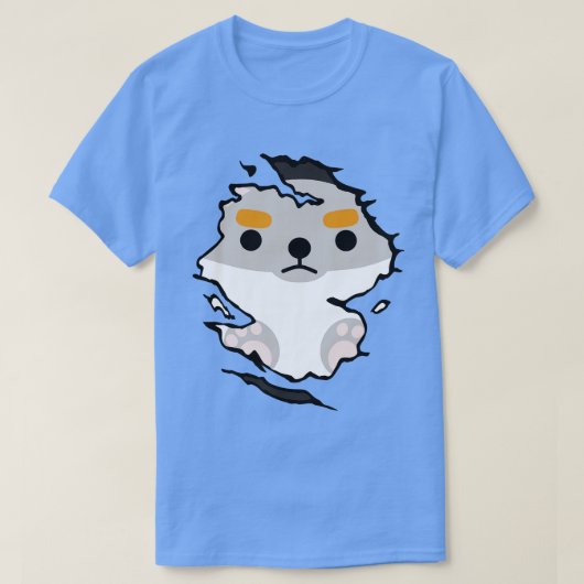 内部柴犬 Tシャツ (デザイン正面)