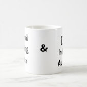 内部監査インターンが大好き。監査ハート コーヒーマグカップ (中央)